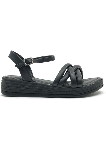 Feles Düz Taban Çapraz Detaylı Kadın Sandalet fiyatları