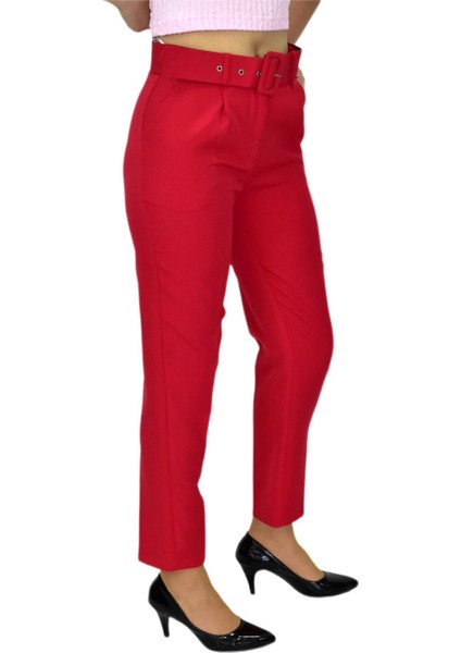 Kadın Kemerli Bilek Pantolon BGL-ST03690