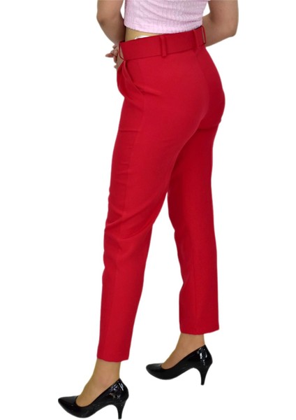 Kadın Kemerli Bilek Pantolon BGL-ST03690