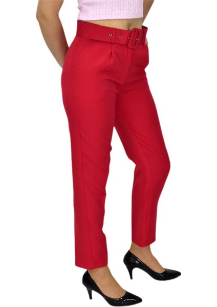 Kadın Kemerli Bilek Pantolon BGL-ST03690