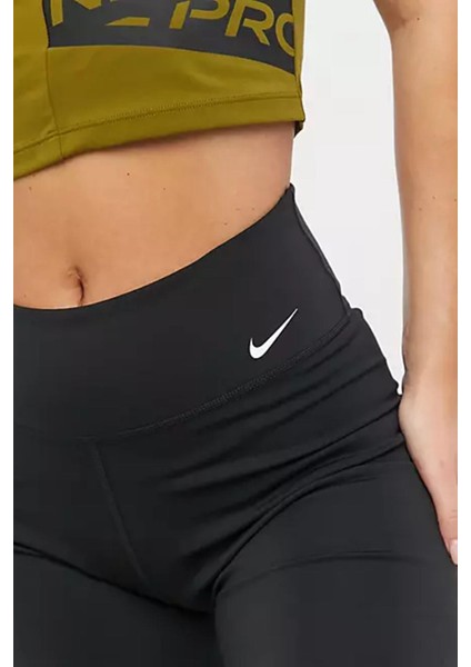 One High Rise 7 Inch Tight Shorts Yüksek Belli 2 Cepli Kadın Biker Tayt Şort Siyah modelleri