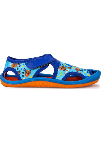 Aqua Erkek/kız Çocuk Sandalet Panduf Ayakkabı 2001 Animal Mavi