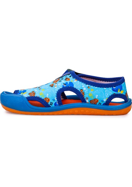 Aqua Erkek/kız Çocuk Sandalet Panduf Ayakkabı 2001 Animal Mavi