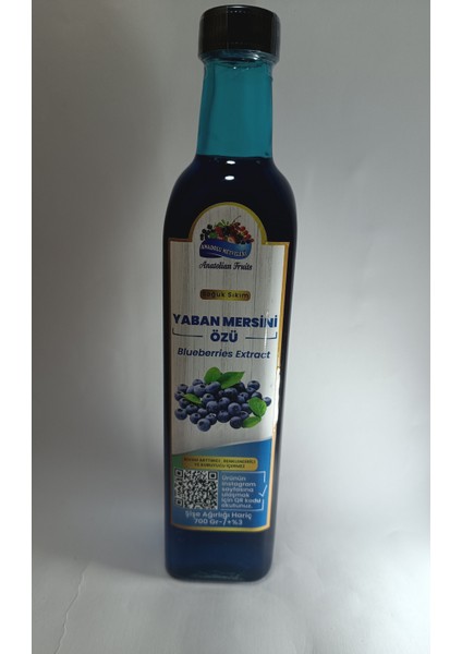 Yaban Mersini Özü Doğal 500 ml 700 gram fiyatları