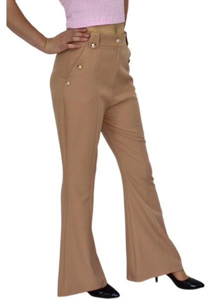 Kadın Ispanyol Paça Pantolon BGL-ST03692 fiyatları