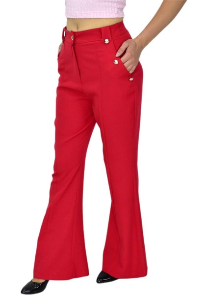 Kadın Ispanyol Paça Pantolon BGL-ST03692 fiyatları