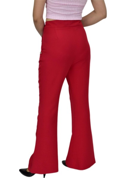 Kadın Ispanyol Paça Pantolon BGL-ST03692 fırsatları