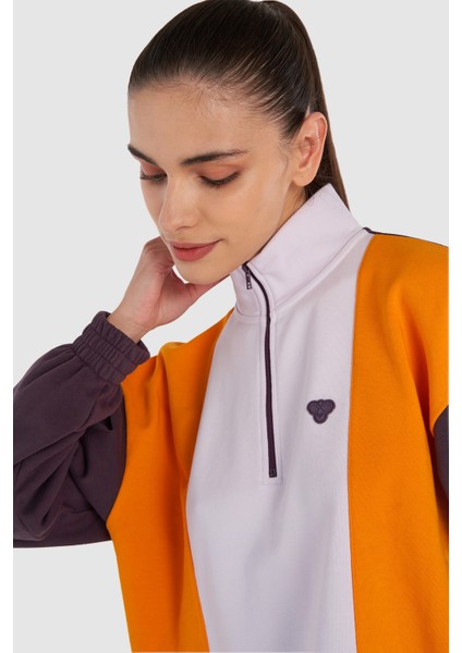 Jolıe Yarım Fermuarlı Sweatshırt
