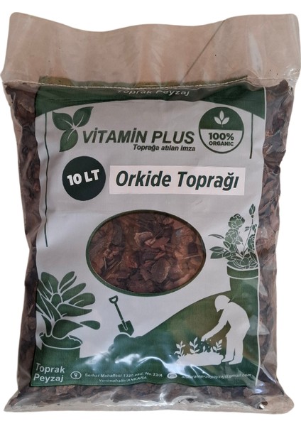 Vitamin Plus Orkide Toprağı 10 Lt Orkide Yetiştirme Toprağı