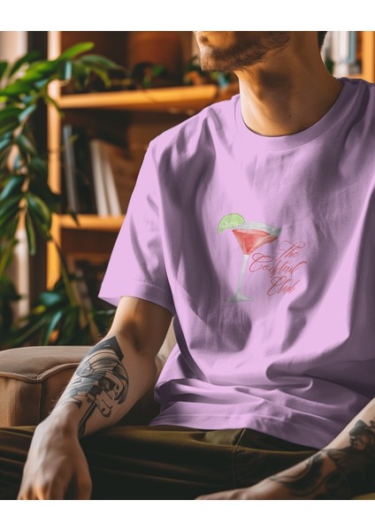 The Coctail Club Tasarım Relaxed Fit Erkek Önü Baskılı Tişört fiyatları