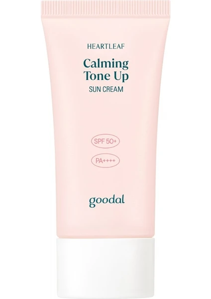 Heartleaf Calming Tone Up Sun Cream - Houttuynia Cordata Özlü Hibrit Filtreli Tone-Up Güneş Kremi SPF50+ Pa++++