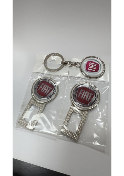 Fiat Emniyet Kemeri Ikaz Susturucu Metal Toka 1 Çift ve Anahtarlık 1 Adet fırsatları