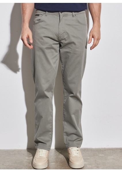 Normal Bel Straight Yeşil Erkek Chino Pantolon W121Y665M_TEXAS Straıght Chino Pant