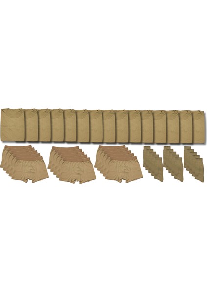 15'li Giyim Seti - Acemi ve Bedelli Asker Seti - Asker Malzemesi