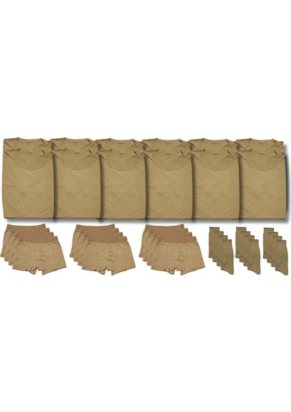 12'li Giyim Seti - Acemi ve Bedelli Asker Seti - Asker Malzemesi