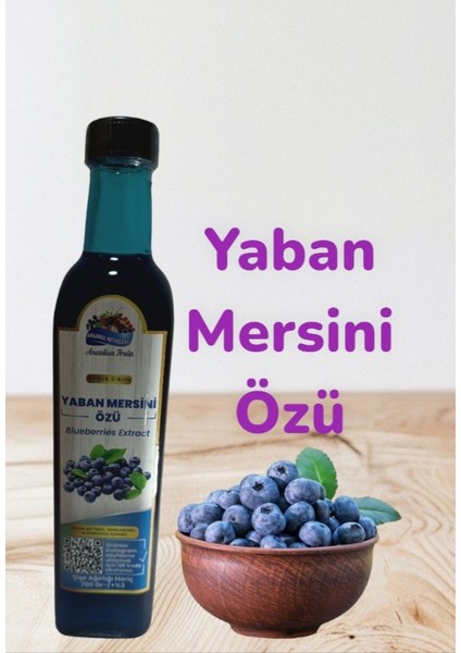 Yaban Mersini Özü Doğal 500 ml 700 gram