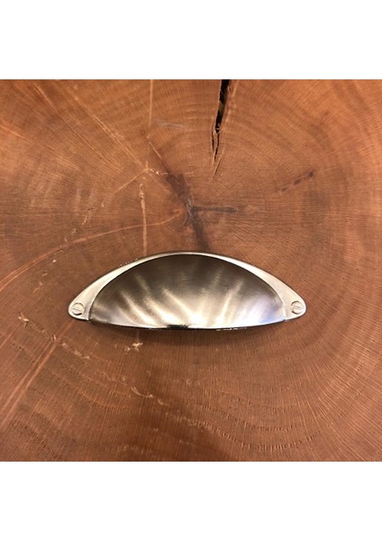 Çanak Kulp Çekmece Kapak Kulpu (2 Adet) Inox