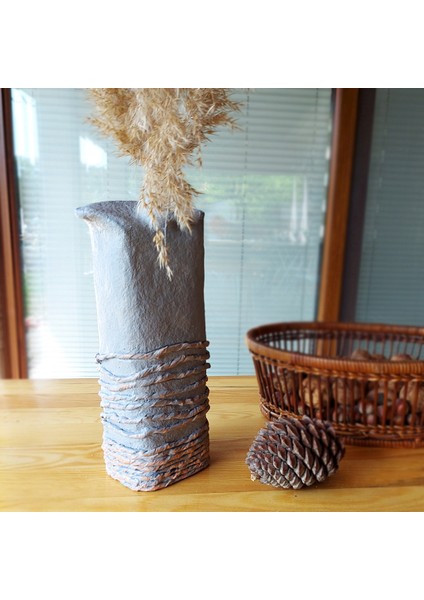 El Yapımı Papier Mache Dekoratif Vazo