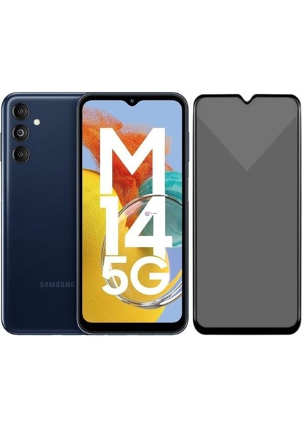 Samsung Galaxy M14 Uyumlu Tam Kaplayan Hayalet Seramik Ekran Koruyucu Kırılmaz Nano Cam Koruma