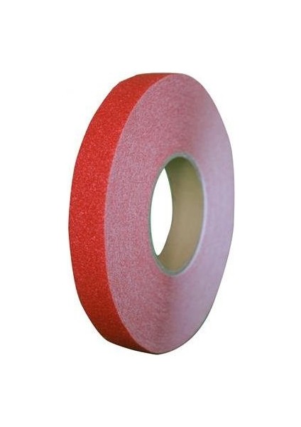 KIRMIZI MERDİVEN VE ZEMİN KAYDIRMAZ KAYMAZ BANT 25MMx25MT