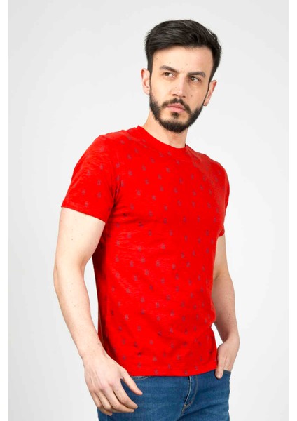 Erkek Kırmızı Tişört - 4116 modelleri