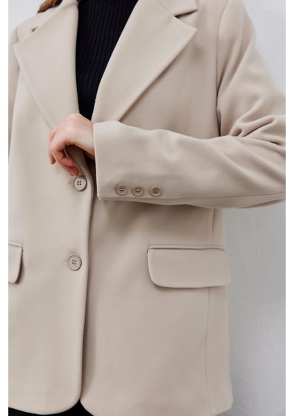 Kaşe Blazer Ceket - Taş modelleri