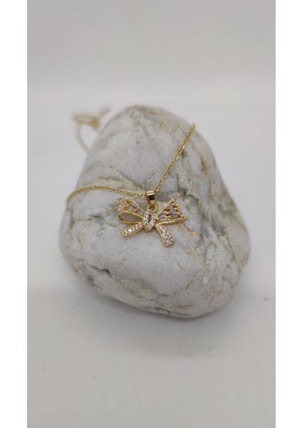 Fiyonk Desenli Çelik Kolye