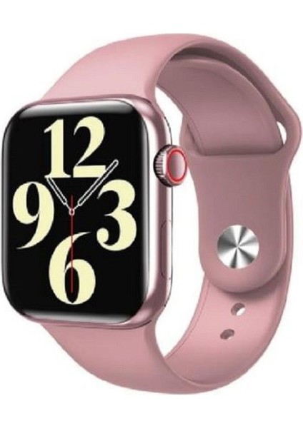 Tekno Trust Pembe Apple Uyumlu Watch 8 Mini 41 mm Akıllı Saat Kadın-Erkek Unisexs Akıllı Saat 41 mm Resmi Distr