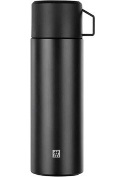 Tekno Trust Içecek Bardaklı Termos 1lt Siyah 6 Saat Siyah 1 L Çelik