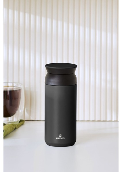 Tekno Trust Paslanmaz Çelik Rainbow Siyah Paslanmaz Çelik Termos 350ML (8 Saate Kadar Sıcak/soğuk Tutma) 0,35 L