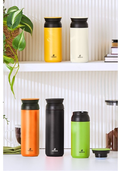 Tekno Trust Paslanmaz Çelik Rainbow Siyah Paslanmaz Çelik Termos 350ML (8 Saate Kadar Sıcak/soğuk Tutma) 0,35 L indirimleri