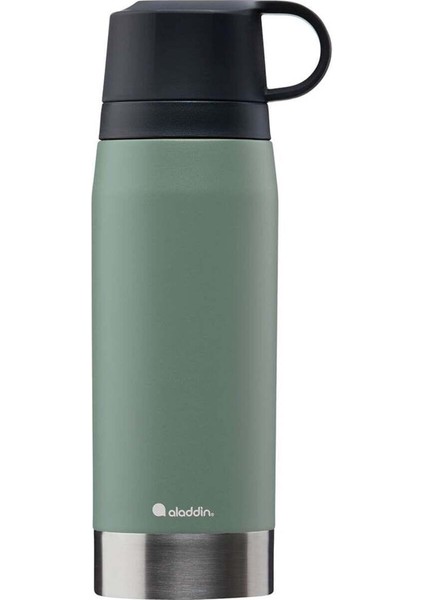 Tekno Trust Haki Citypark Thermavac Çift Bardaklı Çelik Termos 1.1 Lt 1 L Paslanmaz Çelik 24 Saat