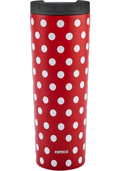 Tekno Trust 450-550 ml Puantiyeli Termos Kırmızı Çelik modelleri