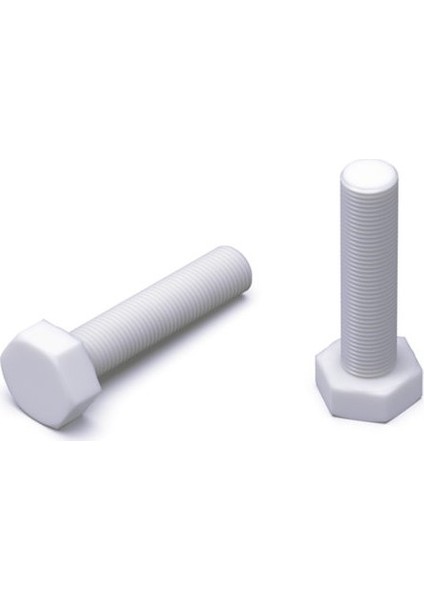 M6X40 Altıköşe Başlı Plastik Civata (10 Adet)