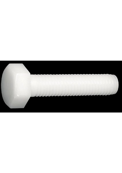 M6X40 Altıköşe Başlı Plastik Civata (10 Adet)