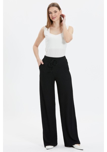 Beli Lastikli Kendinden Desenli Pantolon fiyatları
