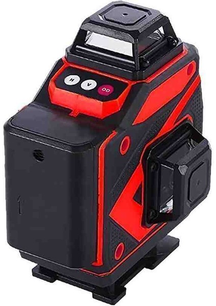 16 Köşe 4d Lazer Metre Terazi 360 Tripodlu Çapraz Çizgi Yeşil Yapı İnşaat Alan Ölçüm
