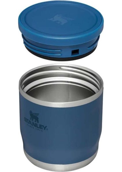 Yemek Adventure To-Go Vakumlu Paslanmaz Çelik Yemek Termosu 0,35 Lt Paslanmaz Çelik 6 Saat Mavi 0,3
