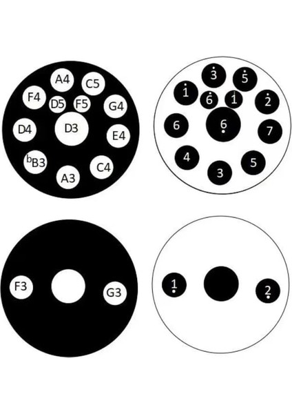 22 inc 14 Nota Profosyonel Handpan