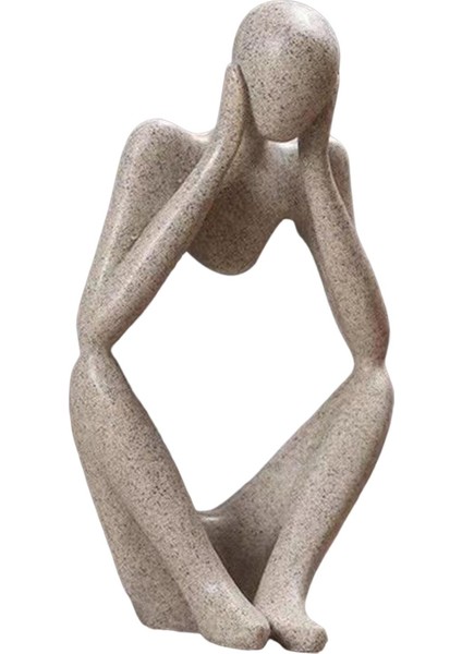 Kitaplık Çalışması Oturma Odası Konsantresi Için Düşünür Heykel Figürleri (Yurt Dışından)