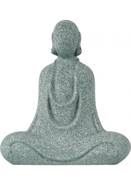 Tank Meditasyon Buda Reçine Heykeli Heykel Fengshui Zanaat Süsleme 8X3X9 cm (Yurt Dışından) indirimleri