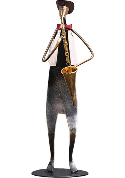 Müzik Heykeli Retro Müzik Sanatçısı Heykelcik Saksafon Çalar (Yurt Dışından) fiyatları