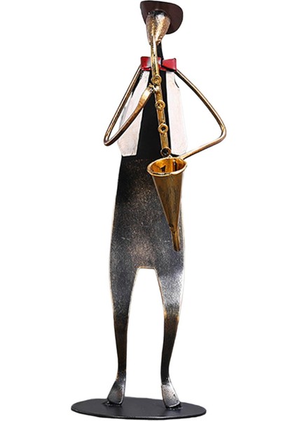 Müzik Heykeli Retro Müzik Sanatçısı Heykelcik Saksafon Çalar (Yurt Dışından) modelleri