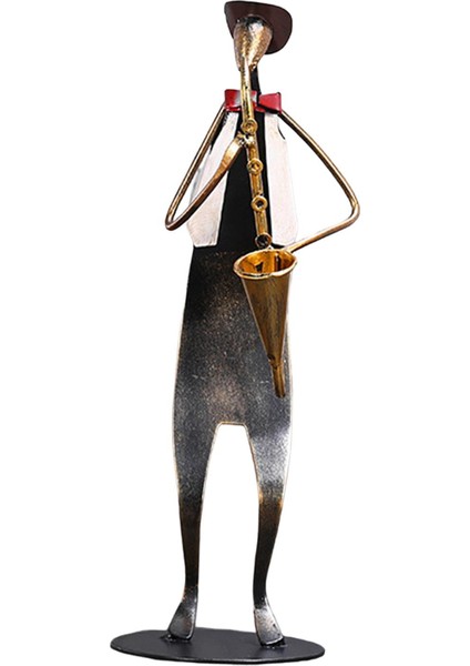 Müzik Heykeli Retro Müzik Sanatçısı Heykelcik Saksafon Çalar (Yurt Dışından) fırsatları