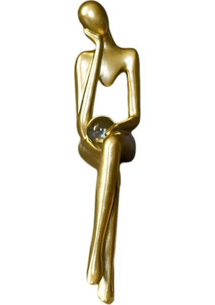 Soyut Heykelcik Düşünür Heykeli Dekor Hediyeler El I I Karakterler B (Yurt Dışından)