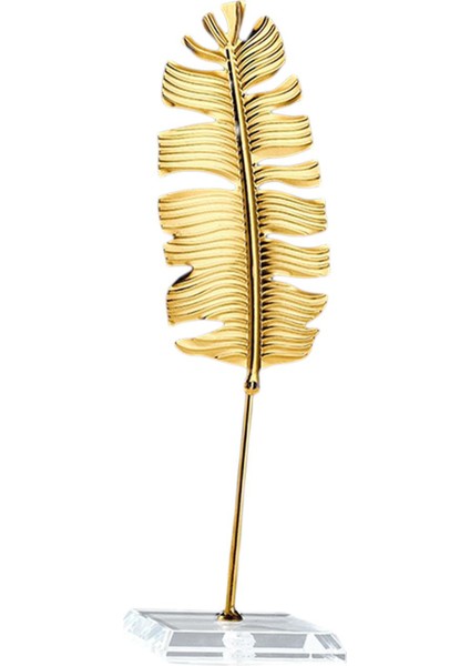 Ev CHICKENFEATHER21.5CM Için Metal Heykeli Şekilli Heykelcik Heykel (Yurt Dışından)