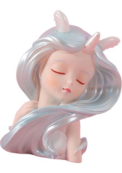 ve Kız Heykelcik Kek Topper Minyatür B (Yurt Dışından)