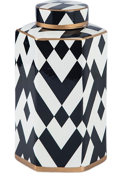Zencefil Kavanoz Dekoratif Koleksiyonu Modern 12.5X12.5X25CM (Yurt Dışından)