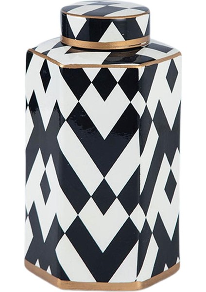 Zencefil Kavanoz Dekoratif Koleksiyonu Modern 12.5X12.5X25CM (Yurt Dışından) fiyatları