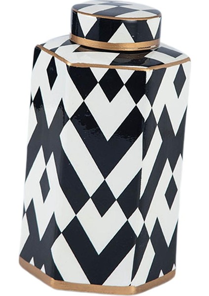 Zencefil Kavanoz Dekoratif Koleksiyonu Modern 12.5X12.5X25CM (Yurt Dışından) fırsatları